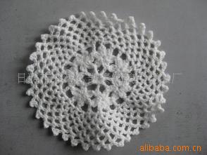 供应手钩花 手勾花 胸花 领花 手钩餐垫 钩针杯垫 钩针花