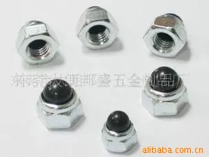 Заводская прямая нестандартная нейлоновая крышка с шестигранной железной крышкой из нержавеющей стали нейлоновое резиновое кольцо самоблокирующаяся гайка