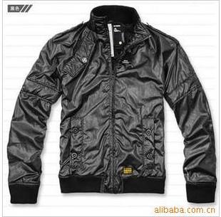 2019 Autumn New Fashion Trend Men's Black Jacket Processed Men's Autumn Winter Coat