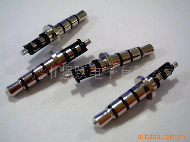 供应耳机插针2.5/3.5立体四级镀镍线束插头耳机