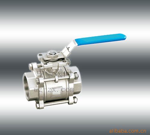 供应不锈钢三片式高平台球阀 厂家直销