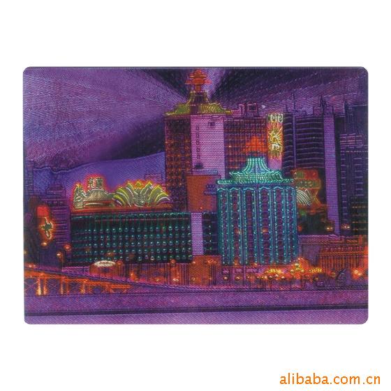 供应折光闪光银箔纸金箔纸工艺彩色冰箱贴片，背面带磁性厚吸铁