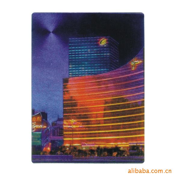 供应折光闪光银箔纸工艺彩色金箔冰箱贴片，背面带磁性吸铁石