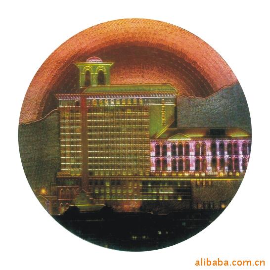 供折光闪光压纹银箔纸工艺彩色冰箱贴片，背面带软塑胶磁性厚吸铁