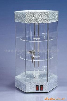 供应有机玻璃旋转展示柜 旋转式展示柜 压克力展示柜