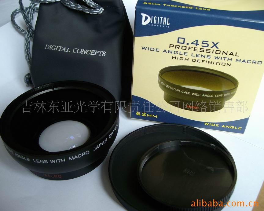 供应生产制造62MM广角镜头 附加镜头