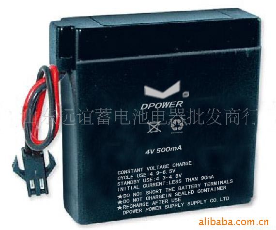 供应4V500mA玩具 2FM400mA后备电源,手电筒电蚊拍等用途蓄电池