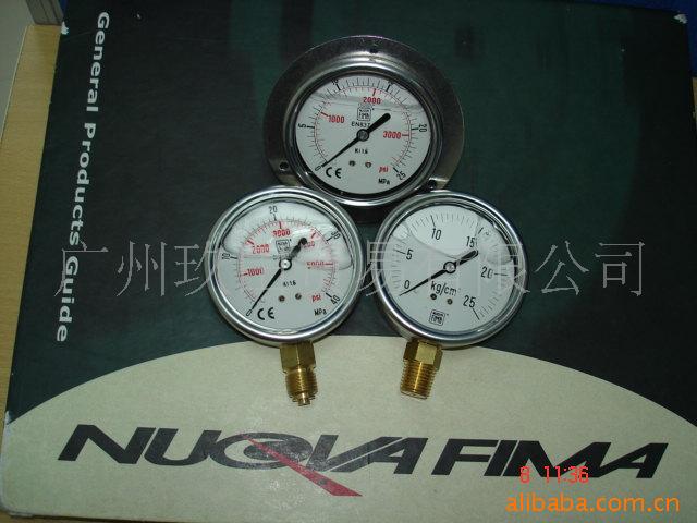 供应库存压力表 意大利FIMA 意大利耐震充油压力表NUOVA FIMA