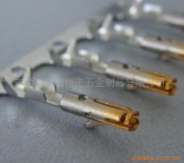 供应端子，镀金航空插孔，镀金插件