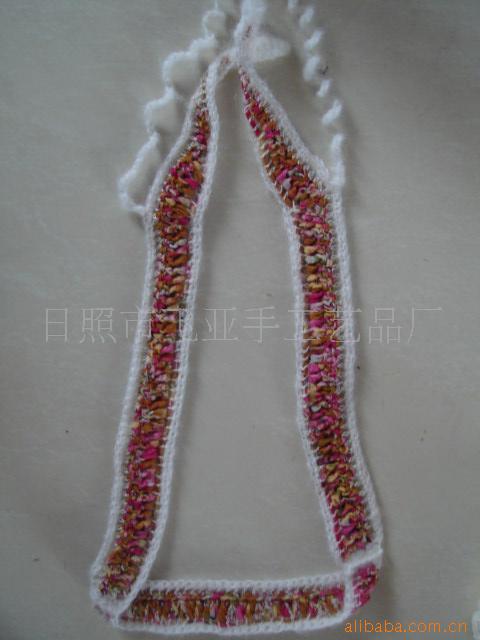 供应手钩花，手钩花边，手钩衣领，手工钩编花边衣领