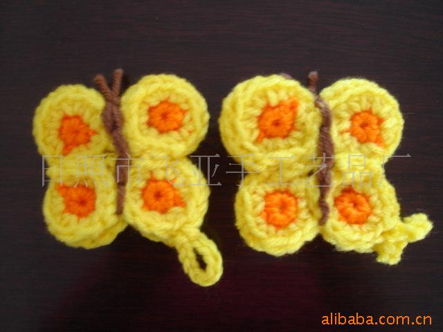 供应手钩花。手勾花。钩针花。毛线花。手工钩编花。款式新。品种