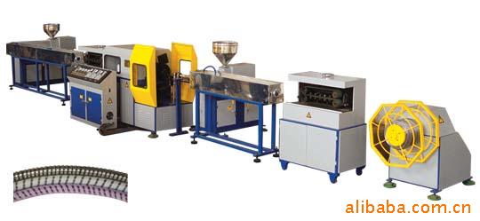 供应PVC纤维管增强软管生产线 PVC挤出机