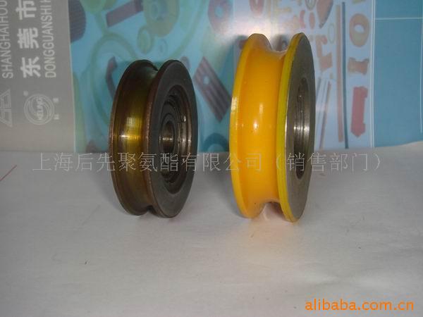 厂家直销浇注型聚氨酯电梯导轮 动滑轮电梯轮 聚氨酯包胶异形轮
