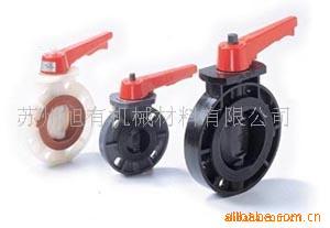 供应UPVC蝶阀 CPVC PP把手式蝶阀