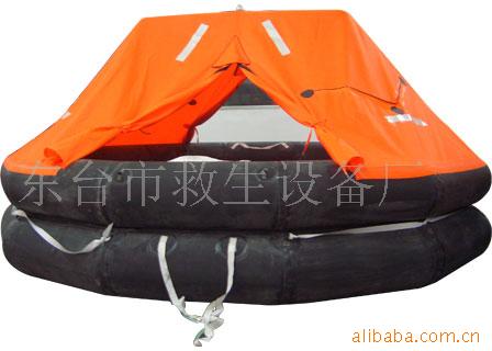 Y型6人/10人/12人/15人渔船用抛投式气胀救生筏ZY证书