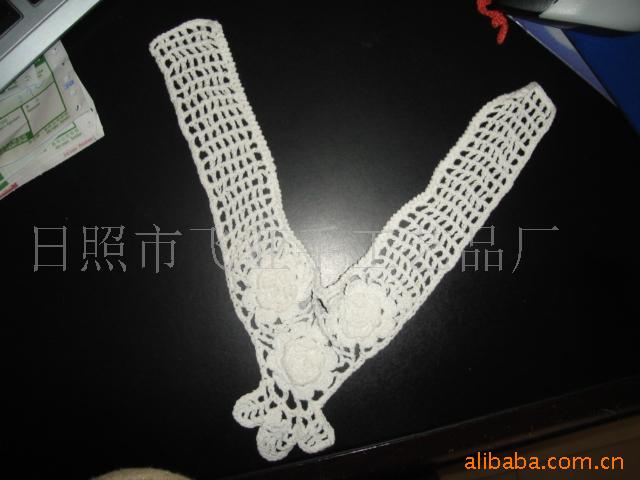 供应手勾花边．手钩花边。手钩衣领，款式新品种全可定做
