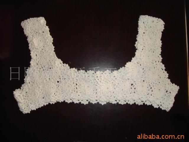 供应手钩花.手钩花边.手钩衣领.钩花品质。手工钩编花