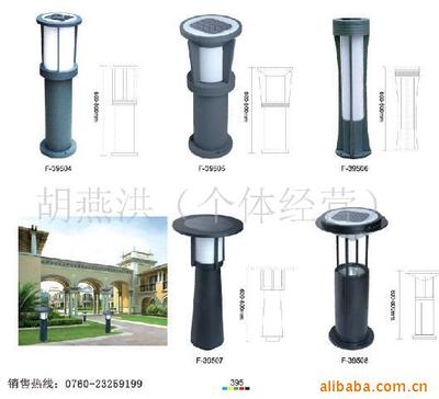 wholesale supply solar energy Lawn outdoors Shareholder square Garden villa solar energy Pillar Light Landscape lamp