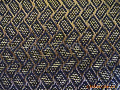 供应方块提花牛津布水浪形箱包布提花