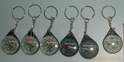 Компас брелок подвеска уличная товары для спорта и отдыха Пластиковый компас Компас указывает направление