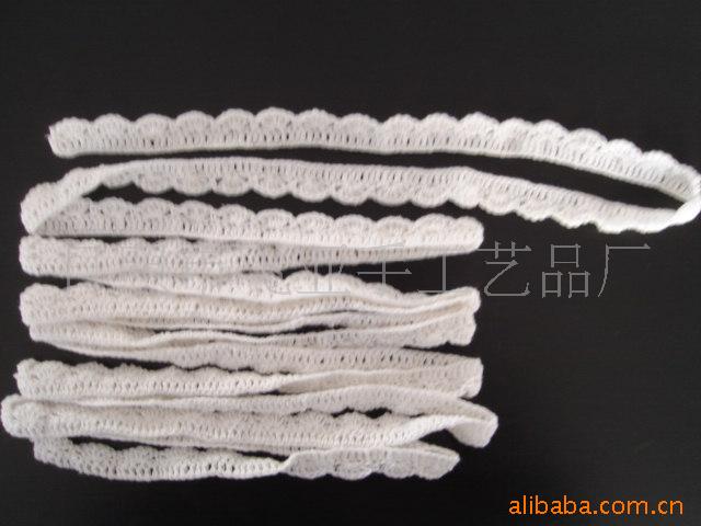 供应棉线花边。钩编花边。款式新，品种全