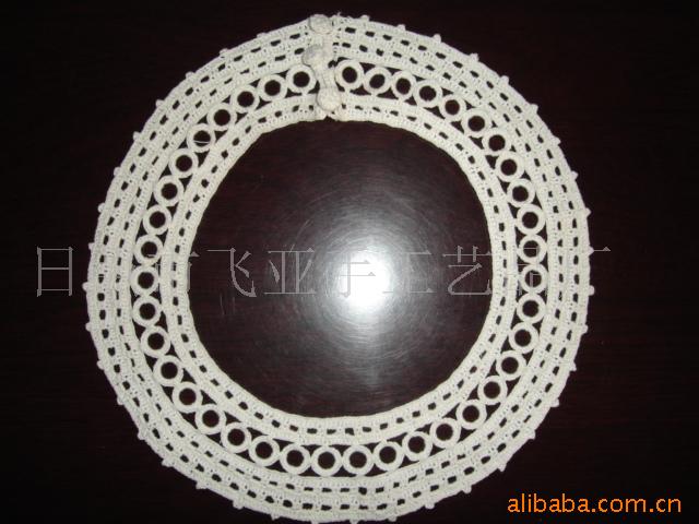 加工定做各种花型编织钩花田园清新手钩花.手钩花边．手钩衣领