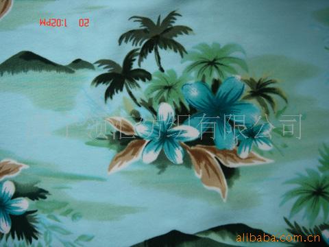 供应锦氨印花布,锦氨布印花,锦氨印花汗布