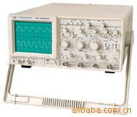 The oscilloscope is green YB4340G Analog oscilloscope