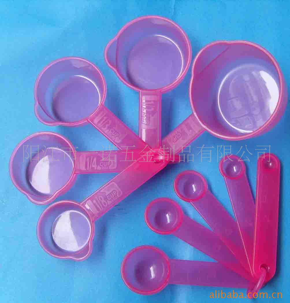 供应D-029D塑料量勺量杯量筒 礼品赠品 厨房用具 5件套 促销品