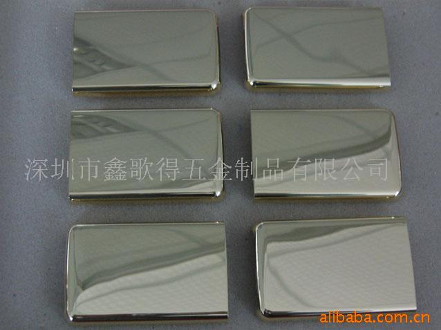 不锈钢名片盒真空镀膜加工 五金真空电镀厂来料 加工