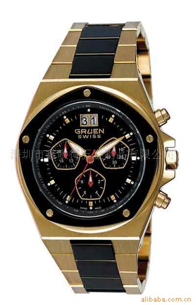 不锈钢钟表（间镀)黑色、金色、玫瑰金色真空镀膜加工