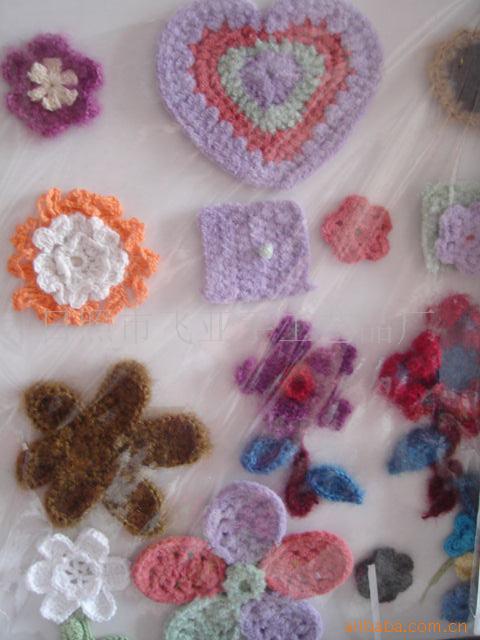 供应手钩花.手勾花。手工花。手工钩编花款式。品种全