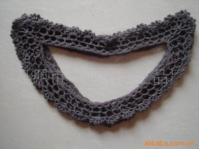 供应手钩衣领。棉线领花。手勾花边领子。款式新品种全做工好