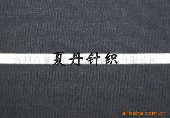 CVC调线氨2*2罗纹供应面料)