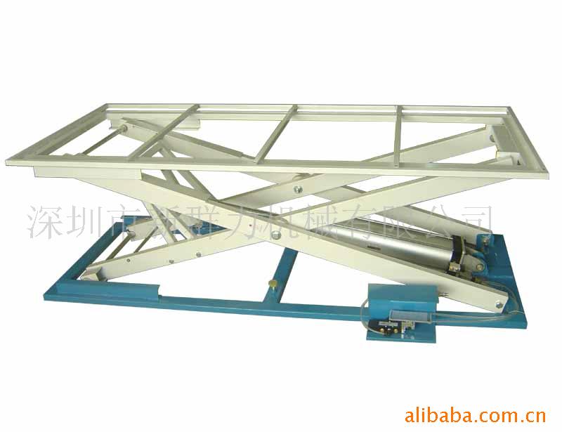 省时省力-气动升降工作台，沙发厂扪工好帮手