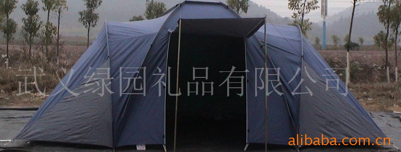 Camping tent three rooms and one room
