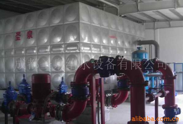 遵义贵阳安顺都匀凯里铜仁二次供水不锈钢水箱水泵变频供水设备