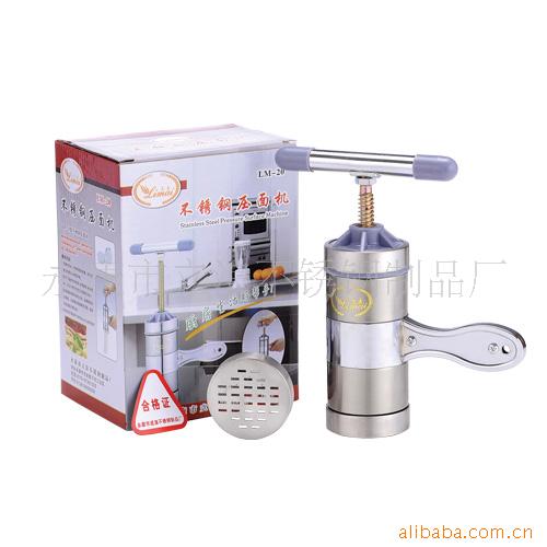 供应立麦全新不锈钢压面机/家用面条机/手动