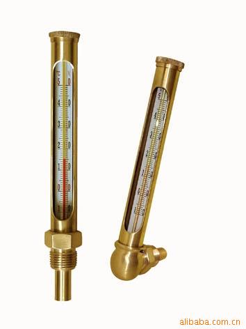 供应金属套温度计，水银温度计，玻璃温度计0-100度 铜套温度计
