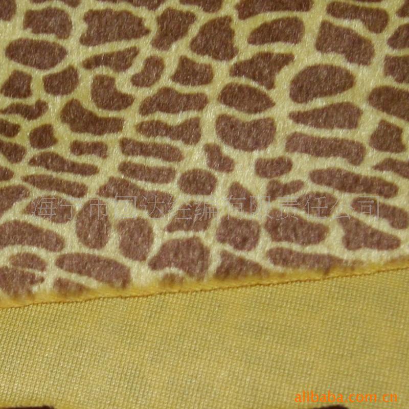 厂家直供 印花经编短毛绒 印花圈绒 印花拉毛布 印花平绒