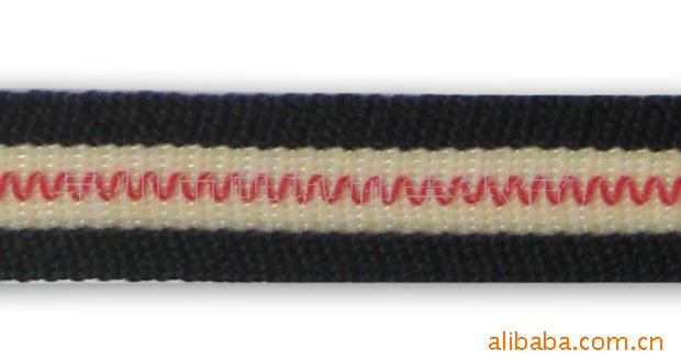 福建织带厂家直销涤纶织带、针织特种带、服装用针织带、子母带