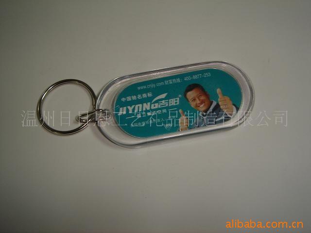 供应亚克力钥匙扣 可更换logo 吊牌 有机标牌