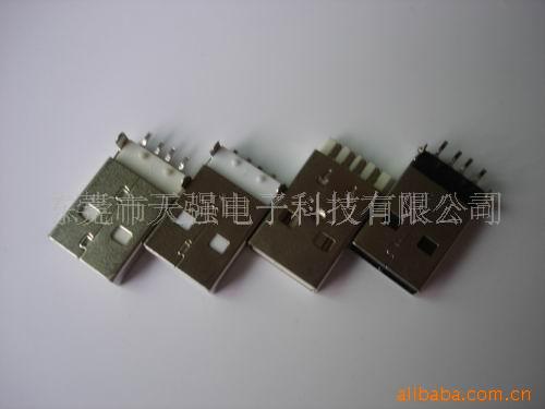 供应USB焊线式180度短体A公(图)