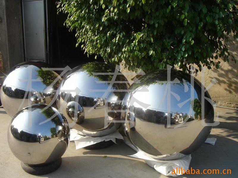 厂家生产镜面抛光花园装饰201 304 316不锈钢空心球