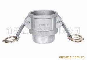 铝合金快速接头B型厂家直供1/2寸凸轮锁紧扳把式外螺纹快卡母接头