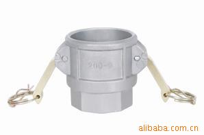 铝合金快速接头D型1/2寸3/4寸凸轮锁紧扳把式快换内螺纹母接头