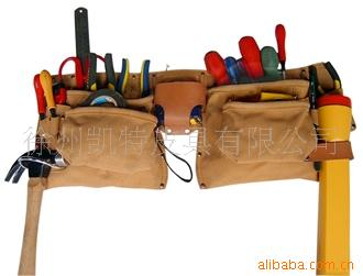 牛皮工具腰包，二层反绒牛皮工具包，牛皮腰包，工具包