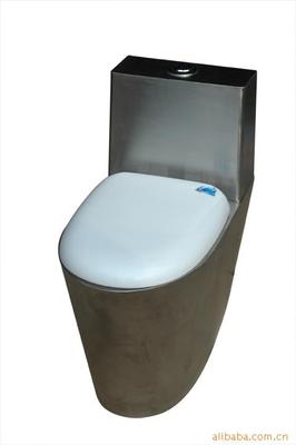 Supply flushing type,Siphon,Straight row stainless steel pedestal pan Stainless steel toilet