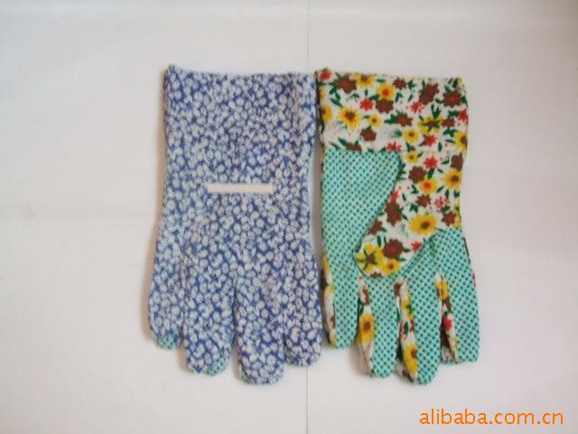 厂家直销PVC点珠花园手套.园林手套.劳保手套,工作防护手套.