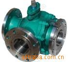 供应三通法兰球阀 T型三通球阀，L型三通